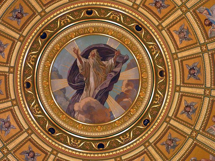 Karoly Lotz The mosaic of the dome